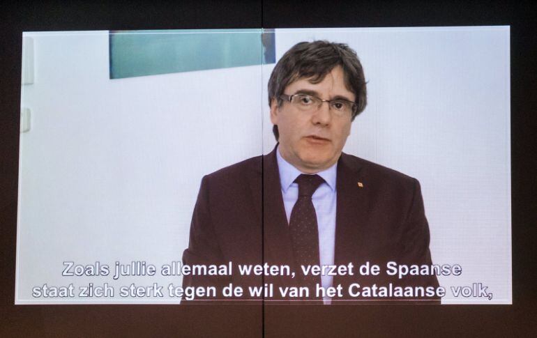 Carles Puigdemont apareix en un vídeo adreçat als joves seguidors del partit Nova Aliança Flamenca