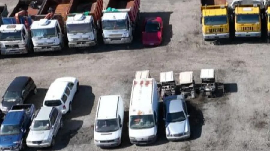 Vehículos embargados