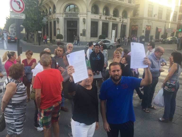 Nueva protesta de Stop Desahucios en Granada