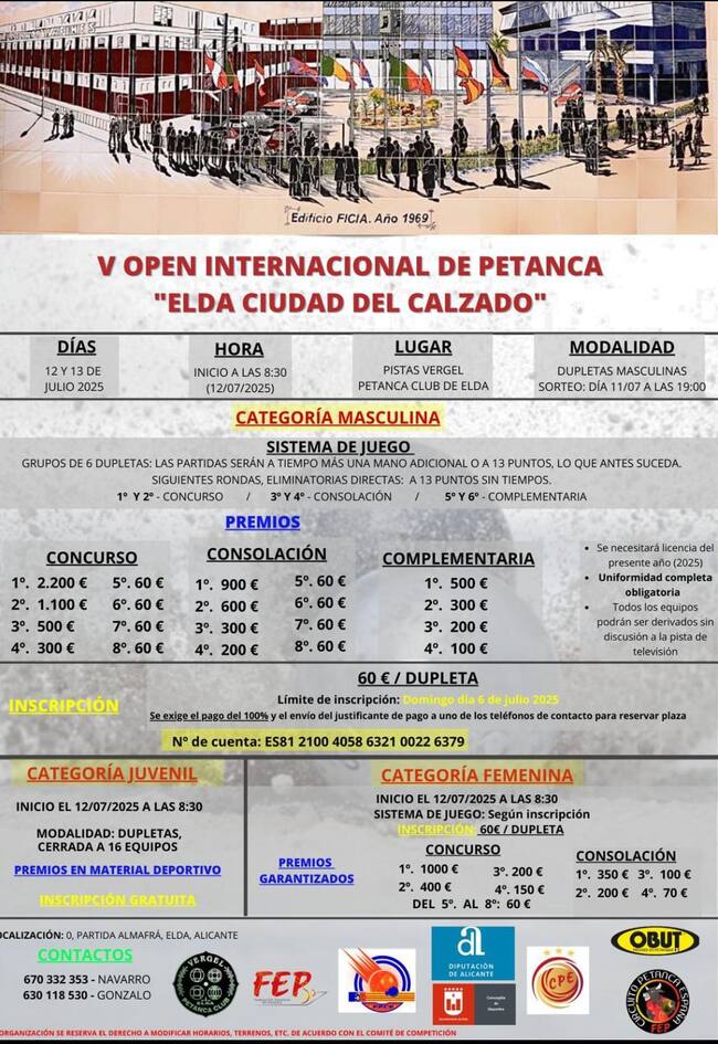 Cartel del torneo