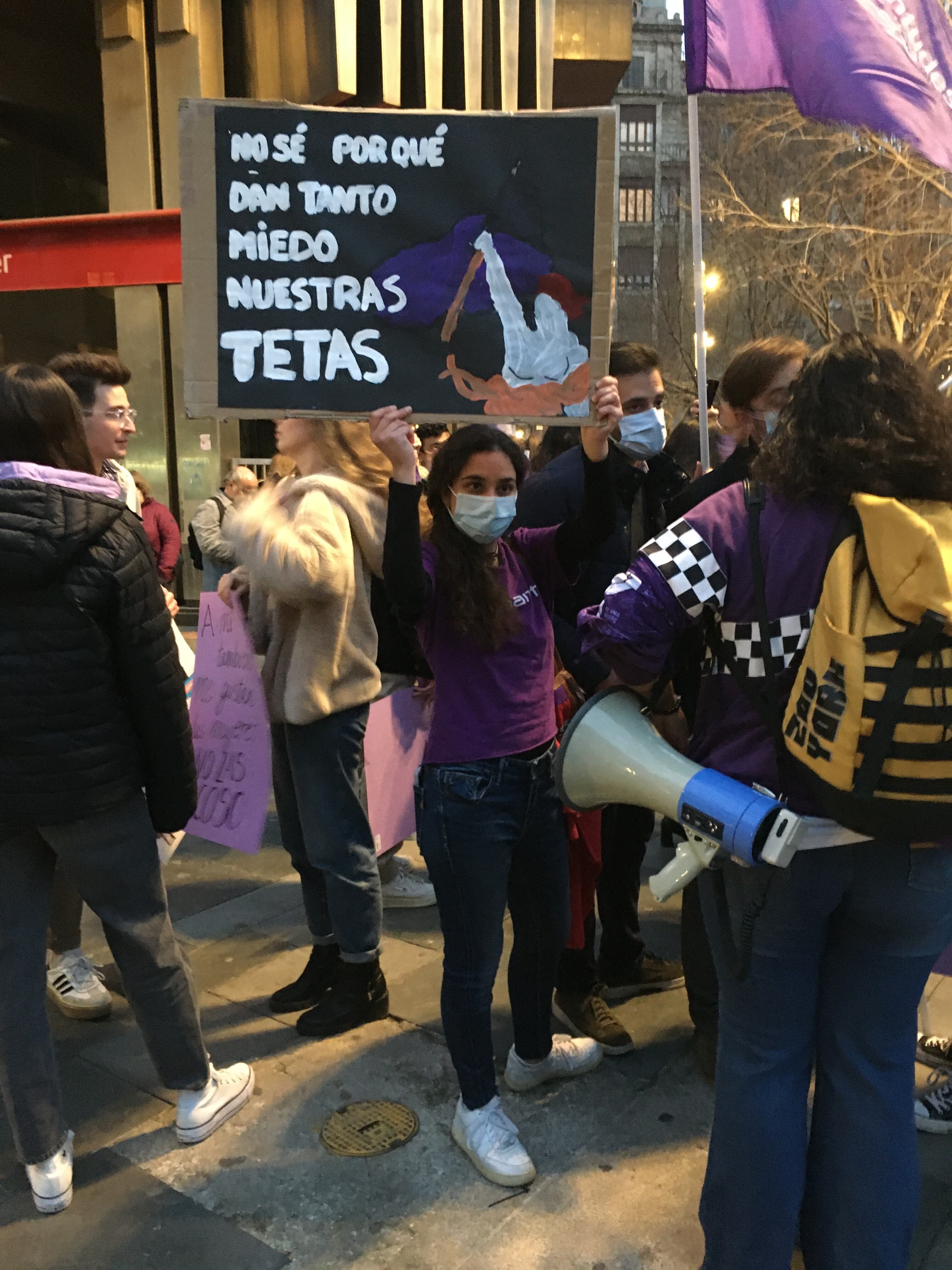 Pancarta manifestación 8M Palma