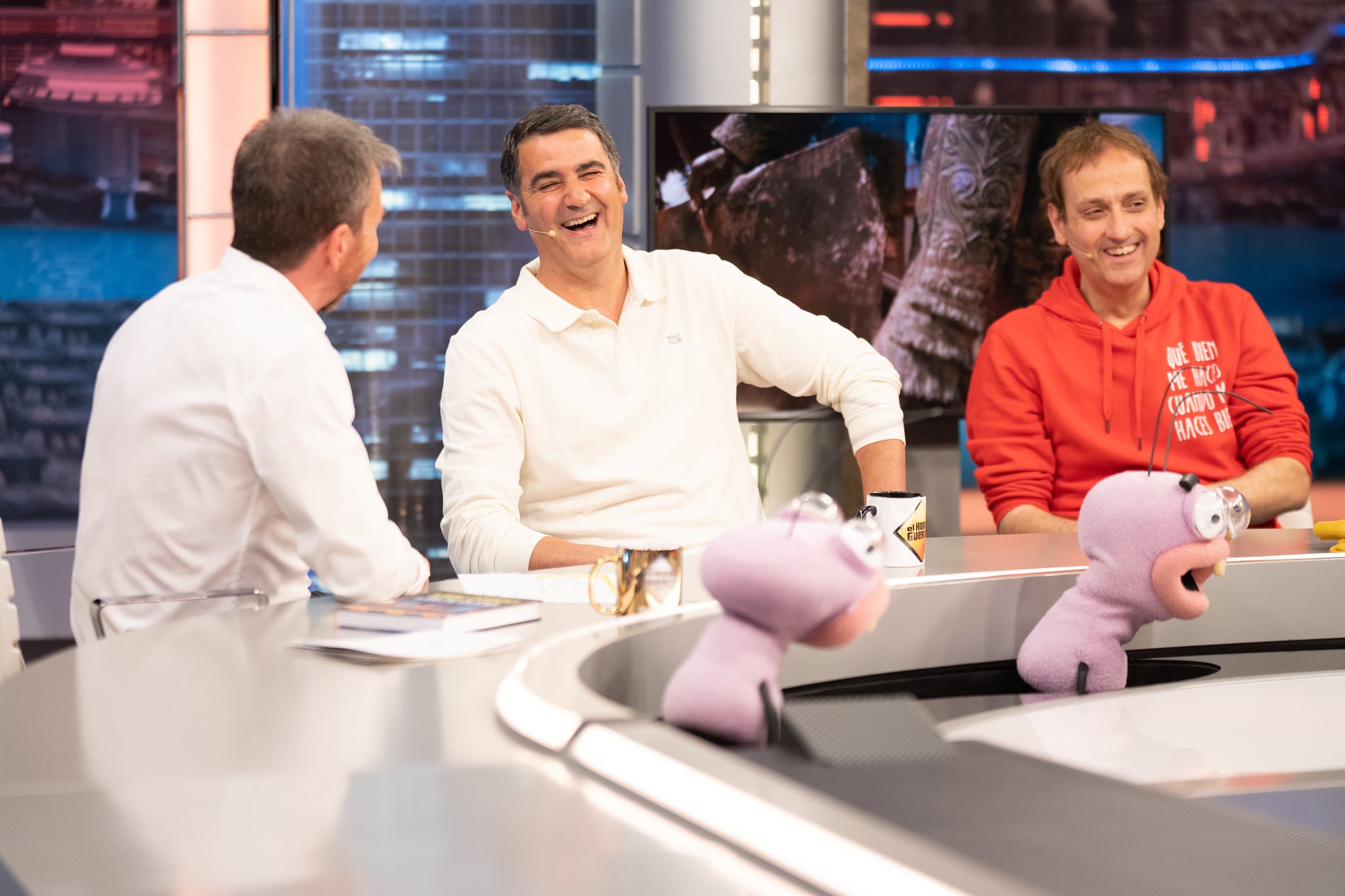 Jesulín de Ubrique y Albert Espinosa en El Hormiguero.