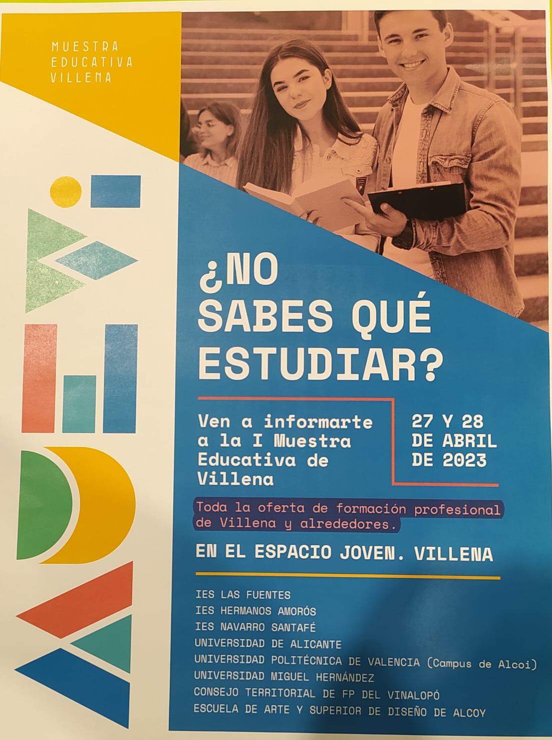 Cartel de la actividad