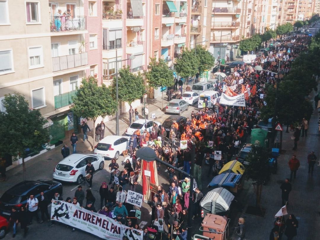 Manifestación de los vecinos de Benimaclet contrarios al PAI