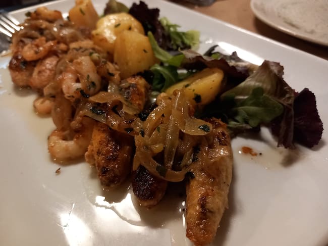 Huevas de merluza a la plancha