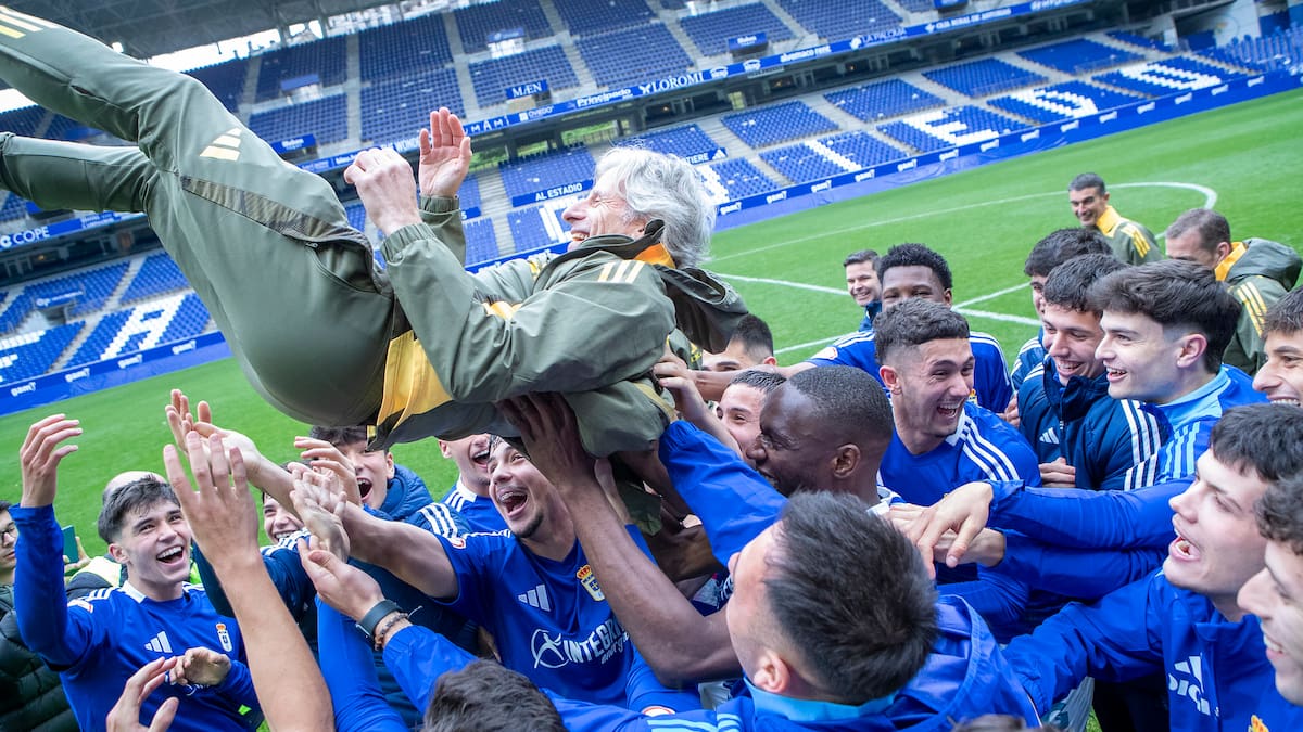 Hablamos con Roberto Aguirre tras el ascenso del Real Oviedo Vetusta
