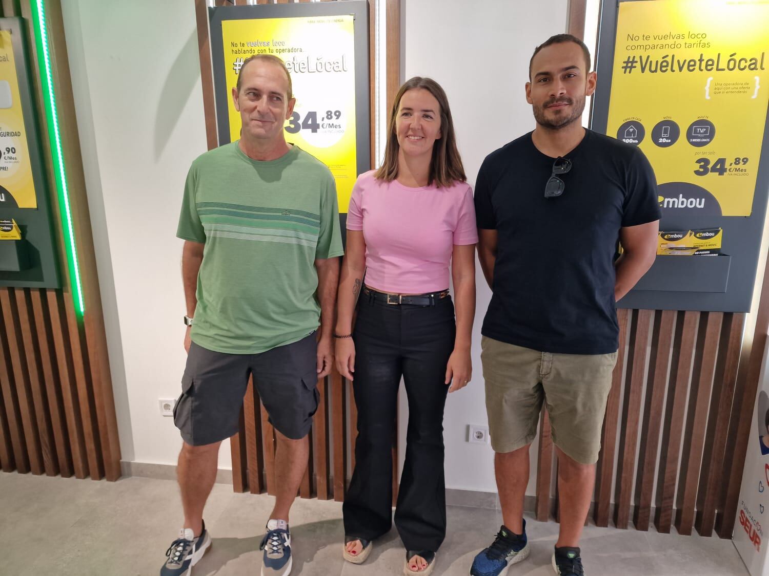 Nolasco y Dijá han participado en la presentación del partido en Embou