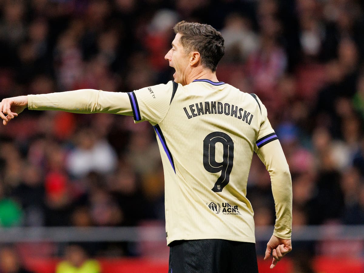 Lewandowski, señalado tras la derrota en el Metropolitano: "El Barça no tiene nueve y su partido fue dantesco"