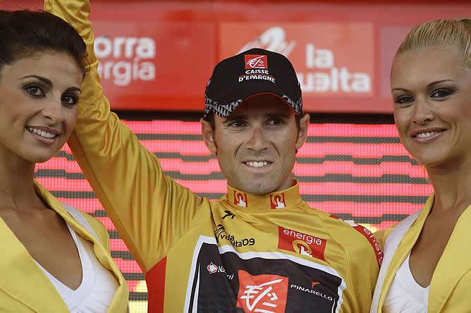 Valverde, líder de la Vuelta