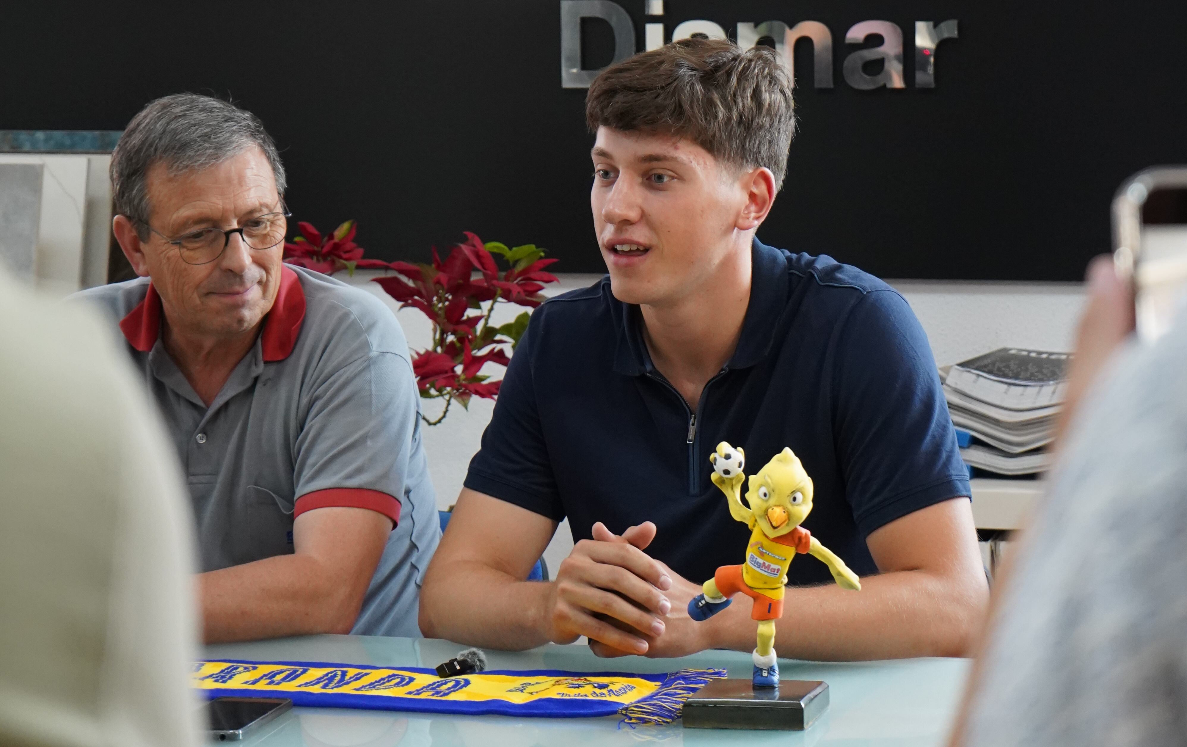 Vasco Texeria, en su presentación