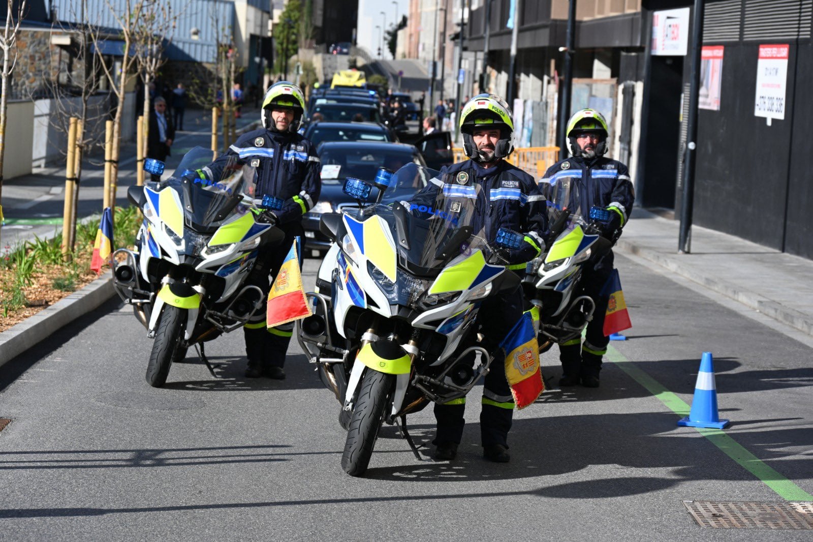 Dispositiu de seguretat per la visita d'Emmanuel Macron a Andorra