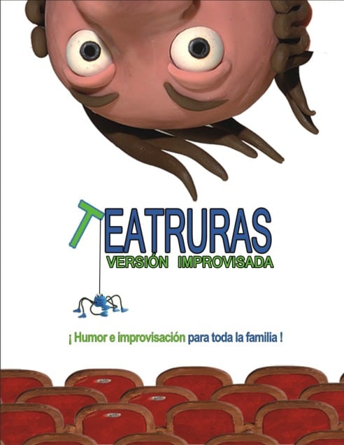 Cartel de &#039;Teatruras&#039;, un espectáculo infantil didáctico en el Nuevo Teatro Alcalá.