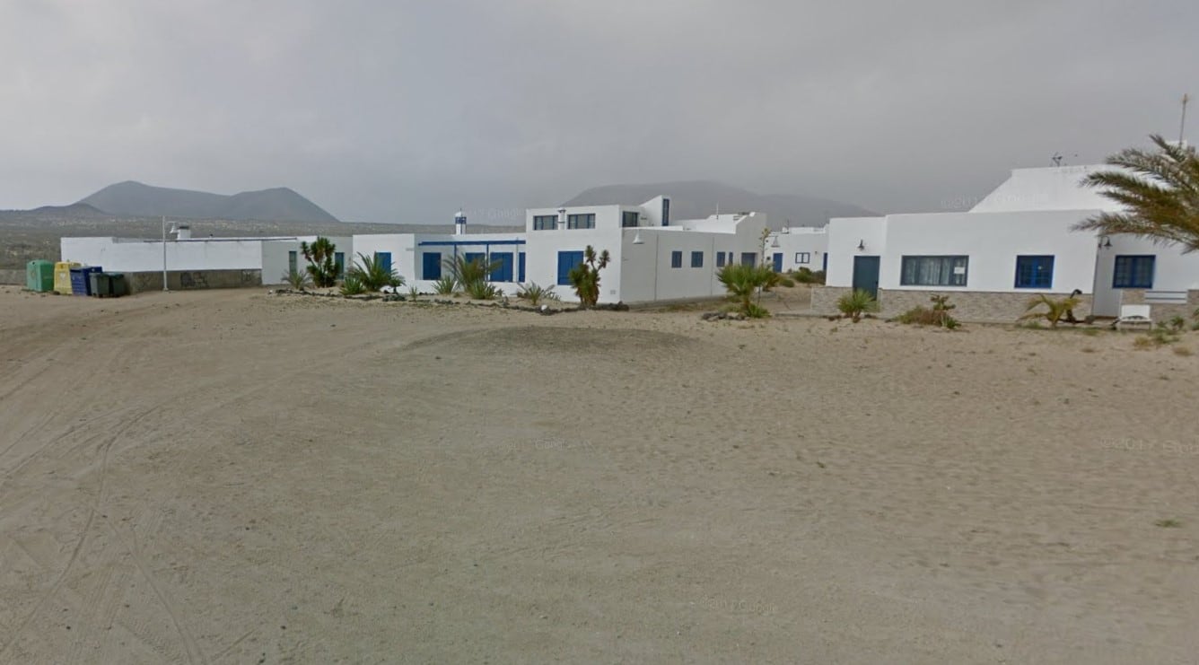 Viviendas de Caleta del Sebo, en la isla de La Graciosa.