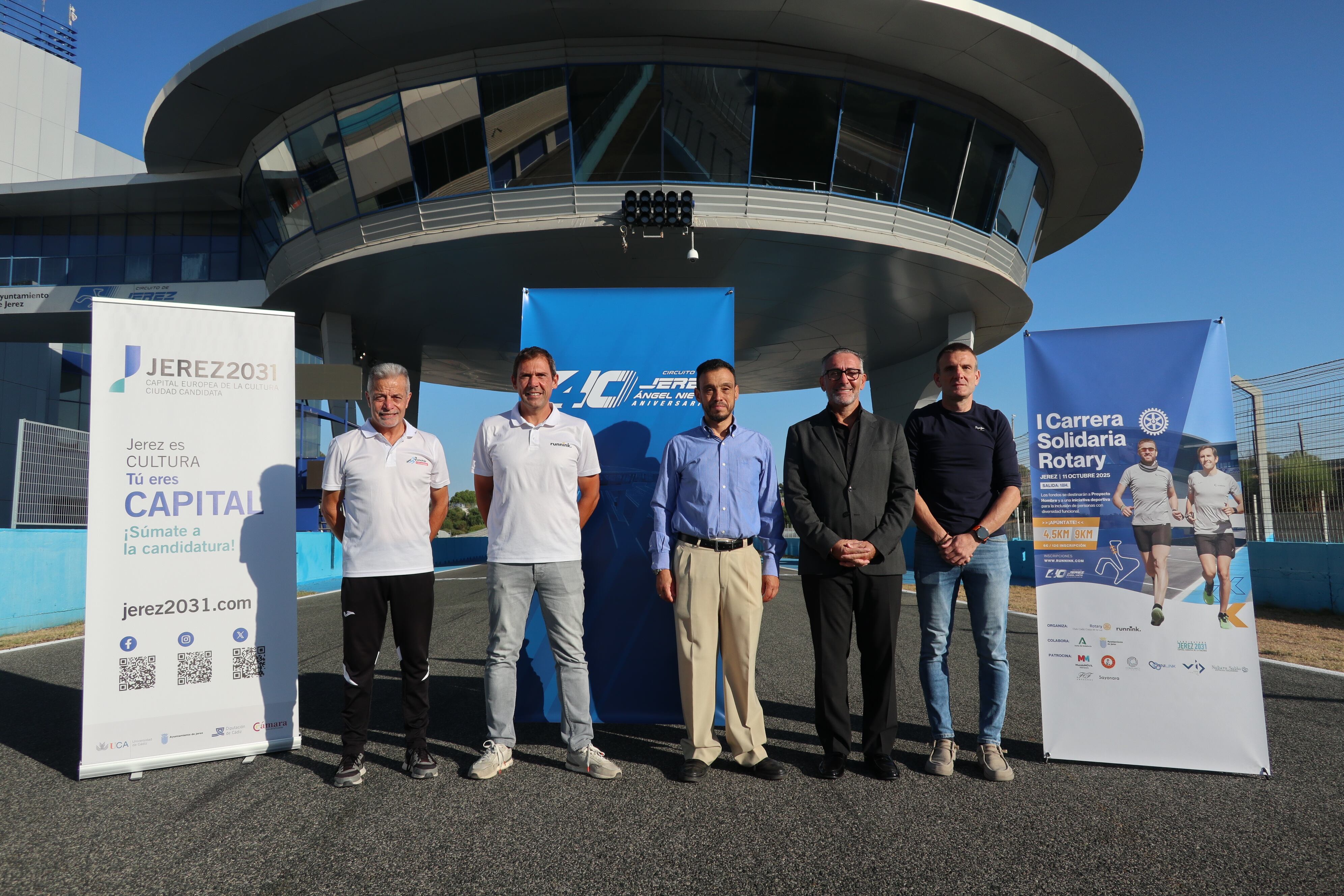 Presentación de la carrera solidaria Rotary