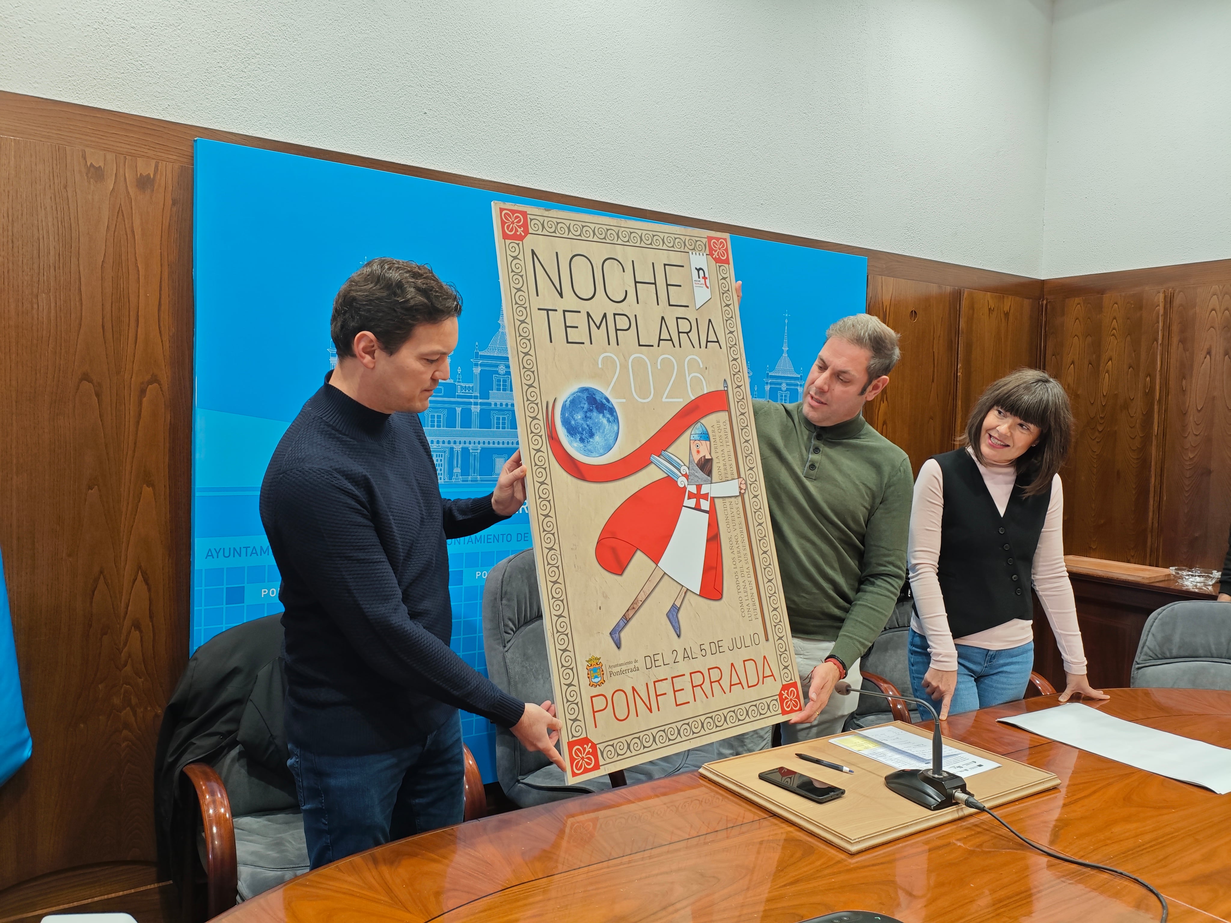 Presentación del cartel Noche Templaria 2026