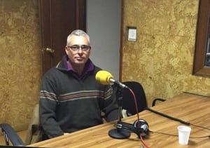 Philippe Vieira en las instalaciones de Radio Bierzo