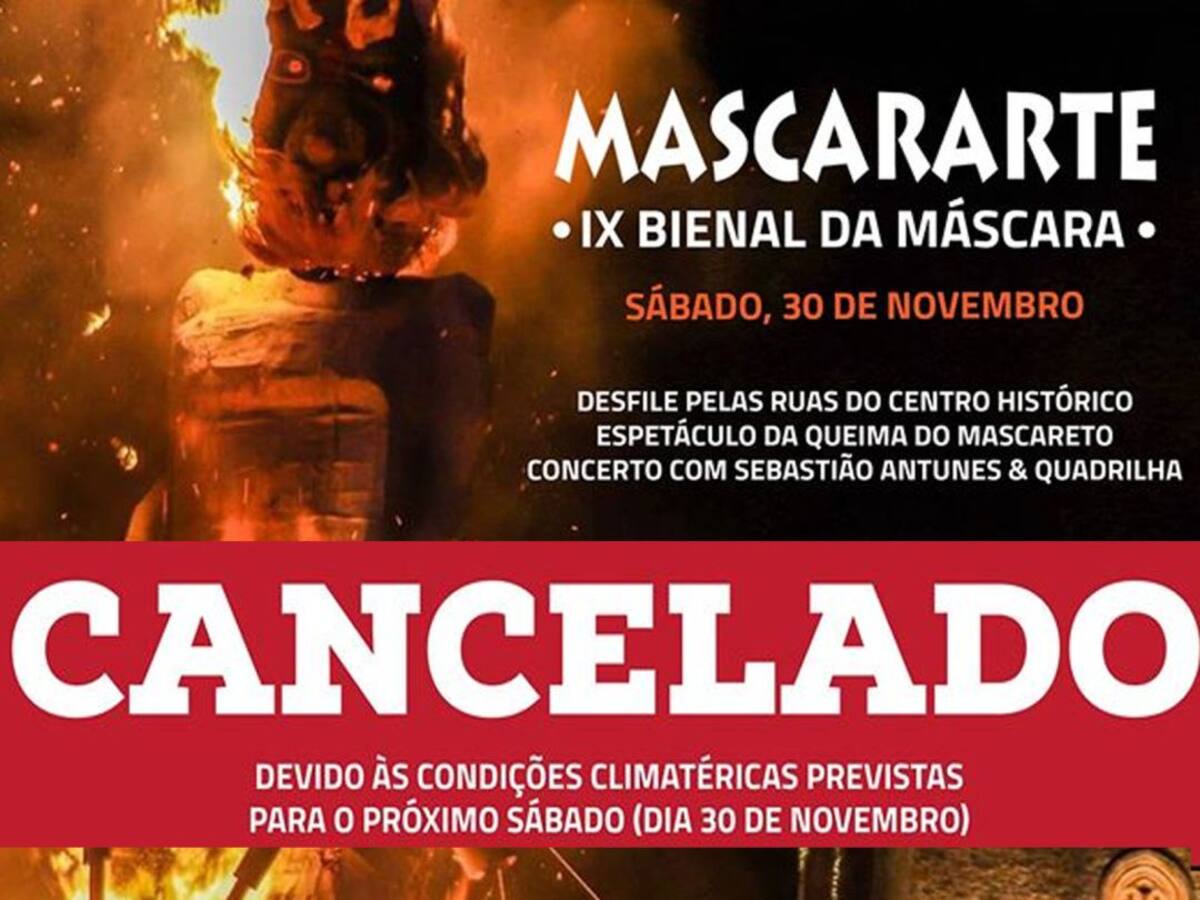 Suspendidos los actos del festival "Mascararte" programados para este sábado