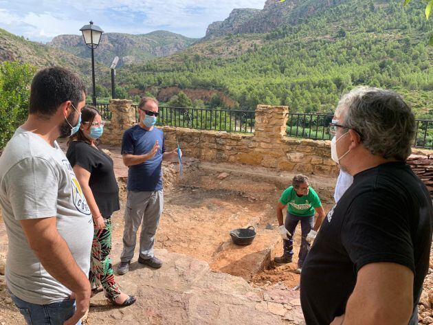 Visita a las excavaciones