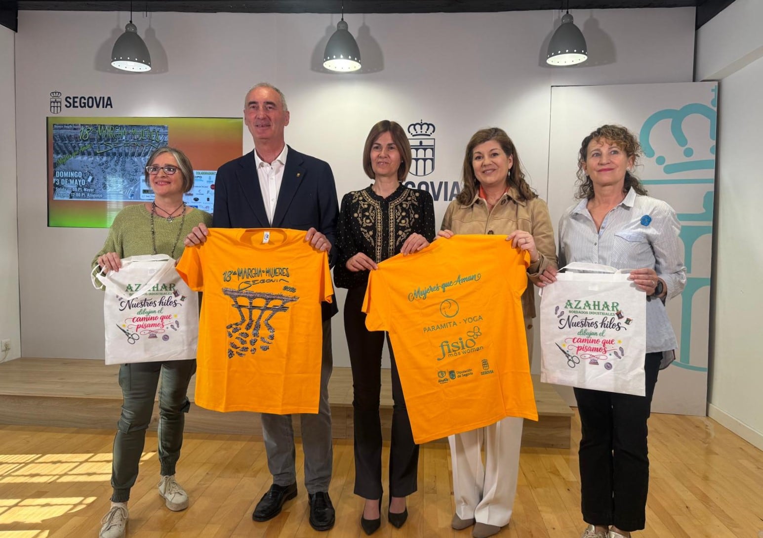 Presentación de la Marcha de Mujeres de Segovia de este 2026