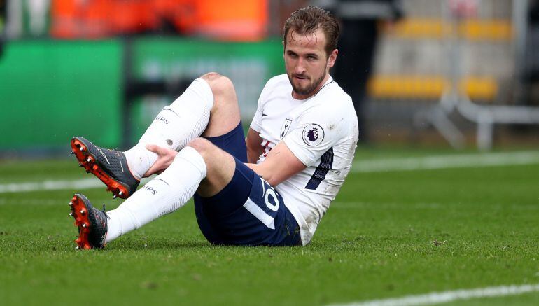 Harry Kane sufre una lesión en su tobillo derecho.