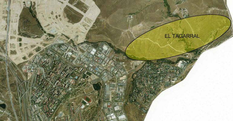 Situación de los terrenos del Tagarral en el termino municipal de Tres Cantos