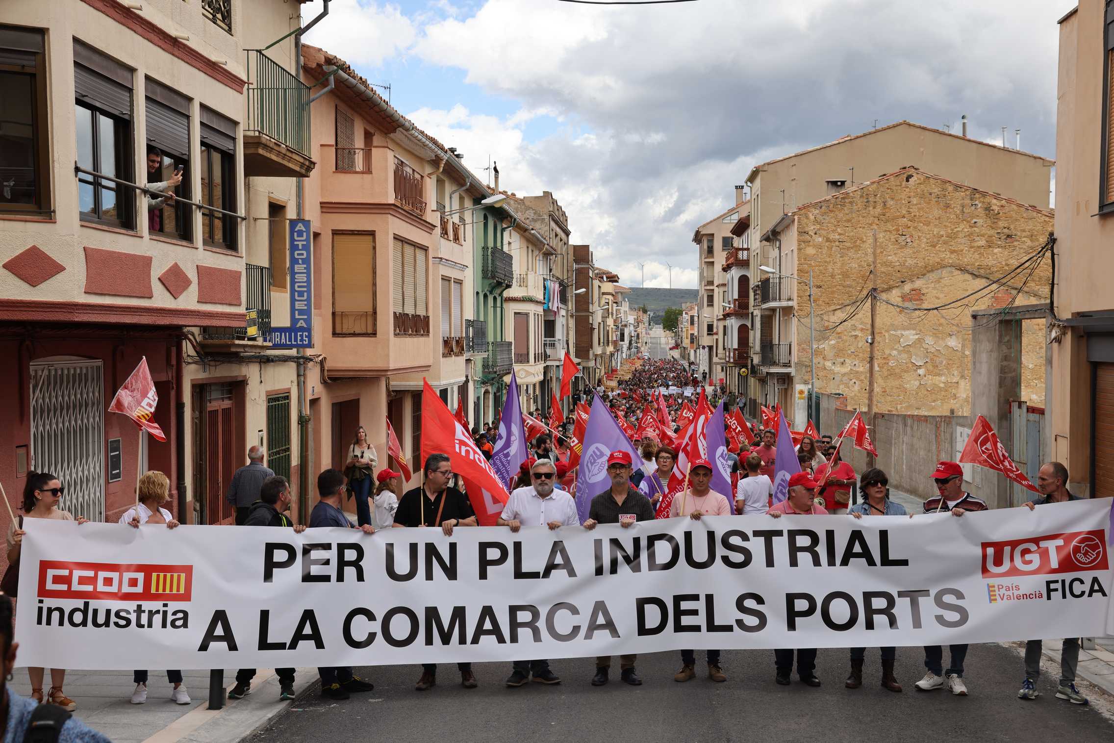 La concentración de Vilafranca ha recorrido las principales calles de la localidad