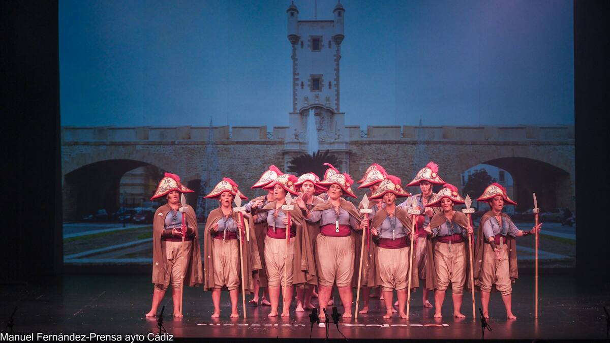 Comparsa juvenil Los visitantes Semifinal COAC 2024