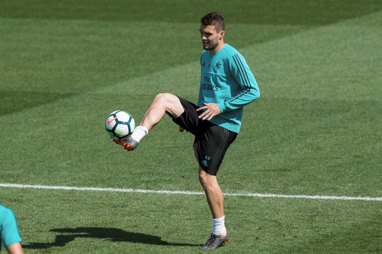 Kovacic, en un entrenamiento de la pasada temporada