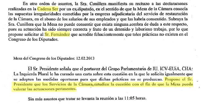 Los servicios jurídicos del Congreso estudian el caso de Arturo Fernández