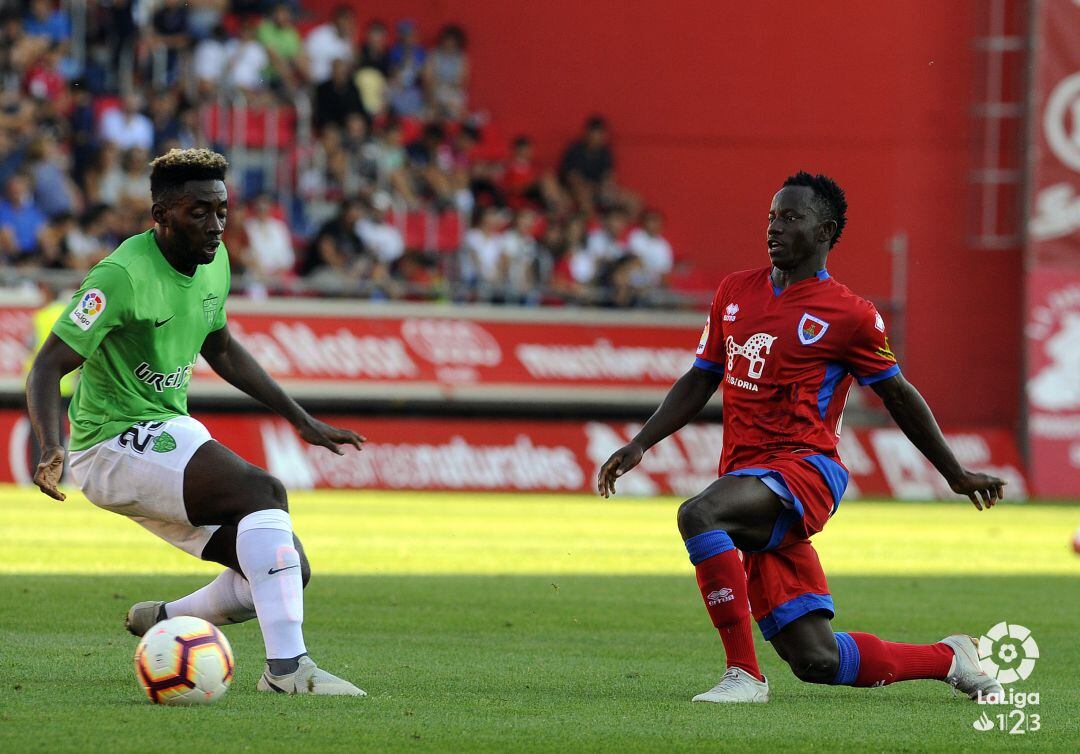 Yan Eteki en el Numancia - Almería. 