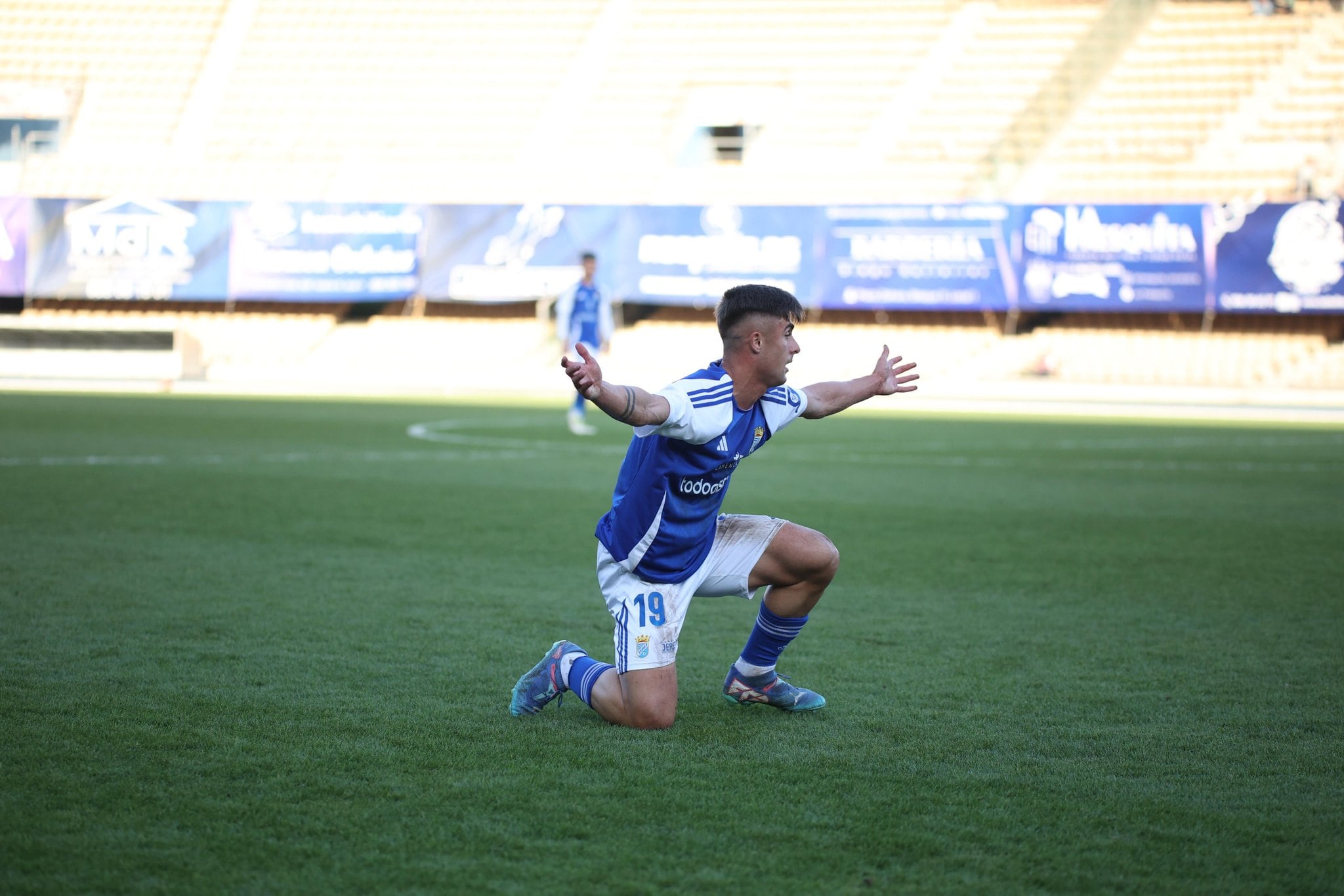 Santisteban durante el partido ante el Antoniano