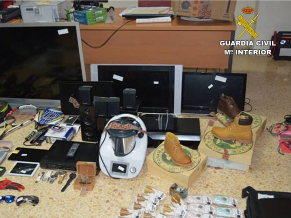 Desarticulada una banda dedicada al robo de viviendas