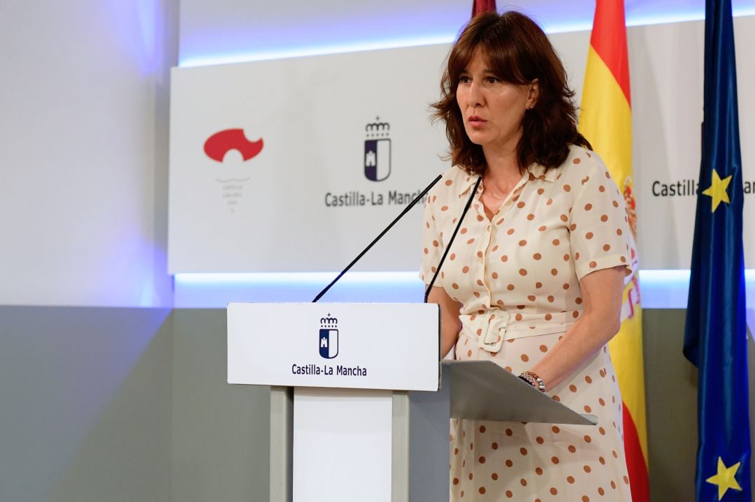 Blanca Fernández, portavoz del gobierno, anuncia los acuerdos del Consejo de Gobierno