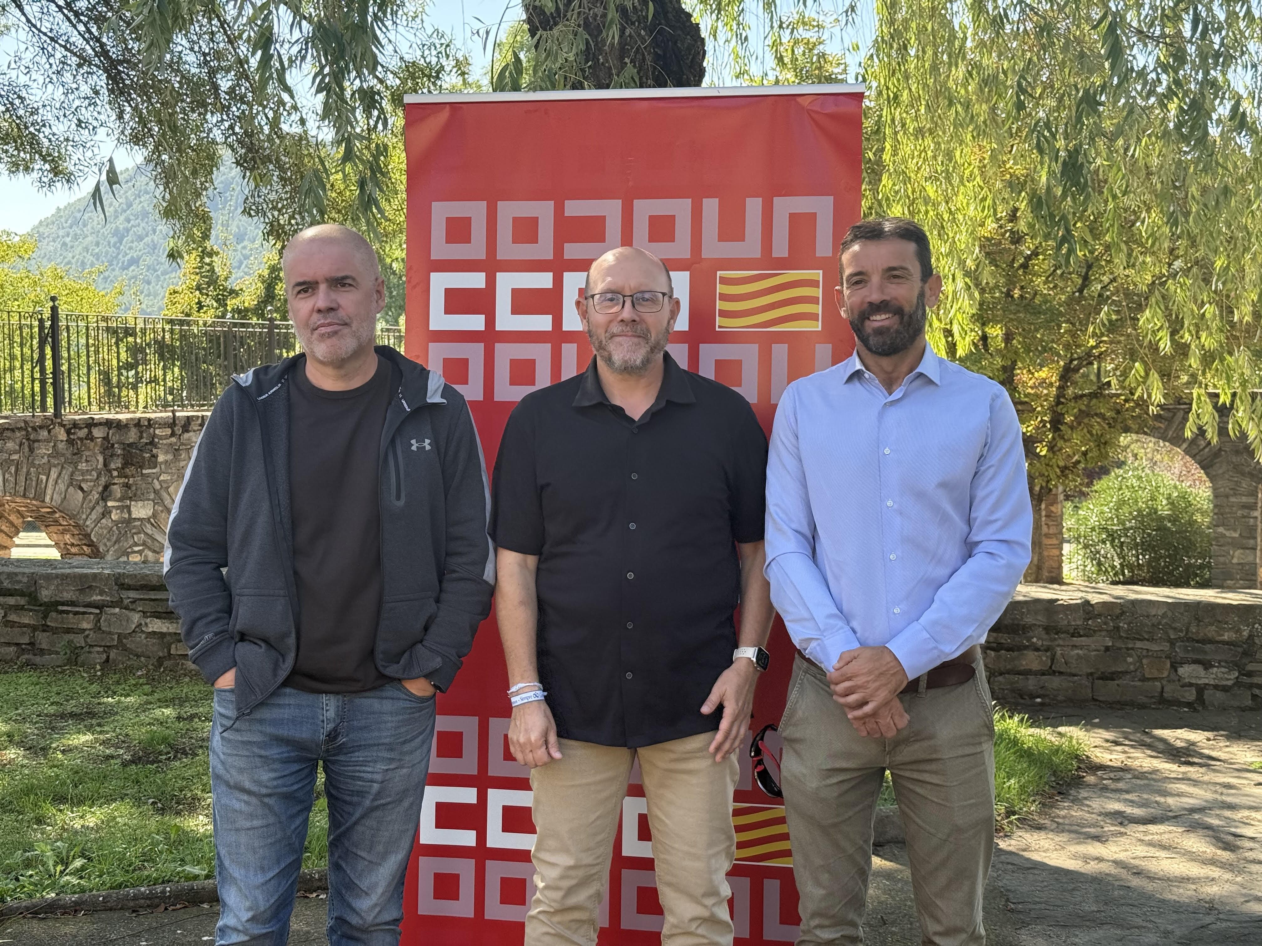 Unai Sordo, Manuel Pina y Enrique Pueyo