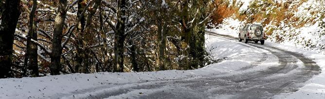 La nieve llega a Galicia