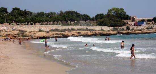 La platja del Miracle a Tarragona