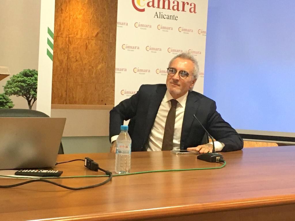 Jesús Navarro en la jornada celebrada en Elda