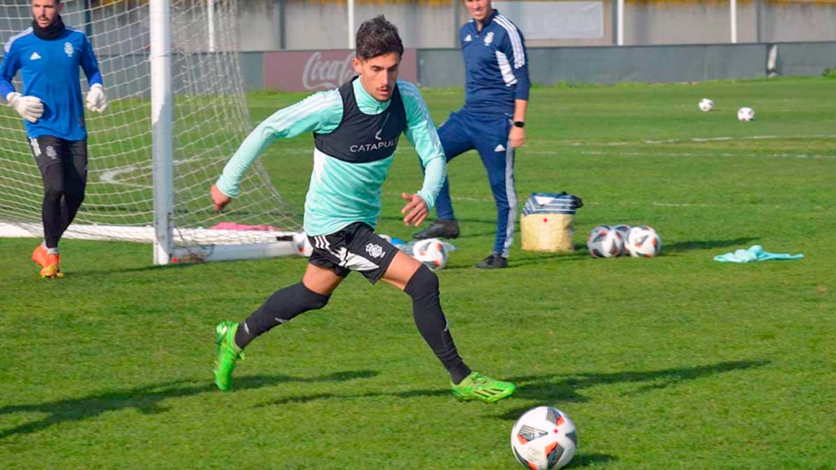 Perotti durante un entrenamiento con el Utrera