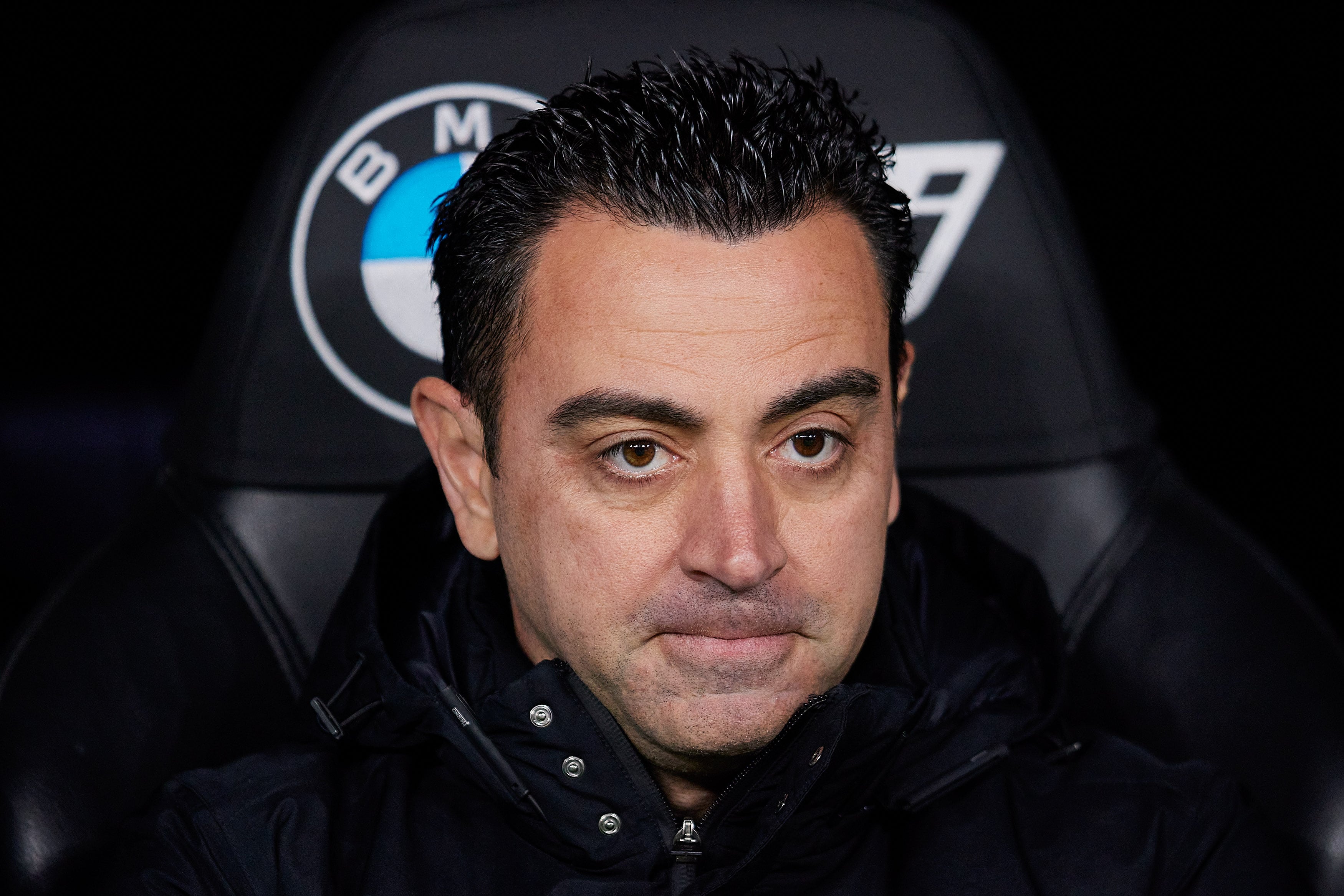 FC Barcelona head coach Xavi Hernandez seen during the Final score; Real Madrid 0:1 FC Barcelona