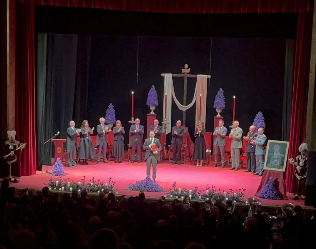 Finalización del pregón de Pablo Herrera