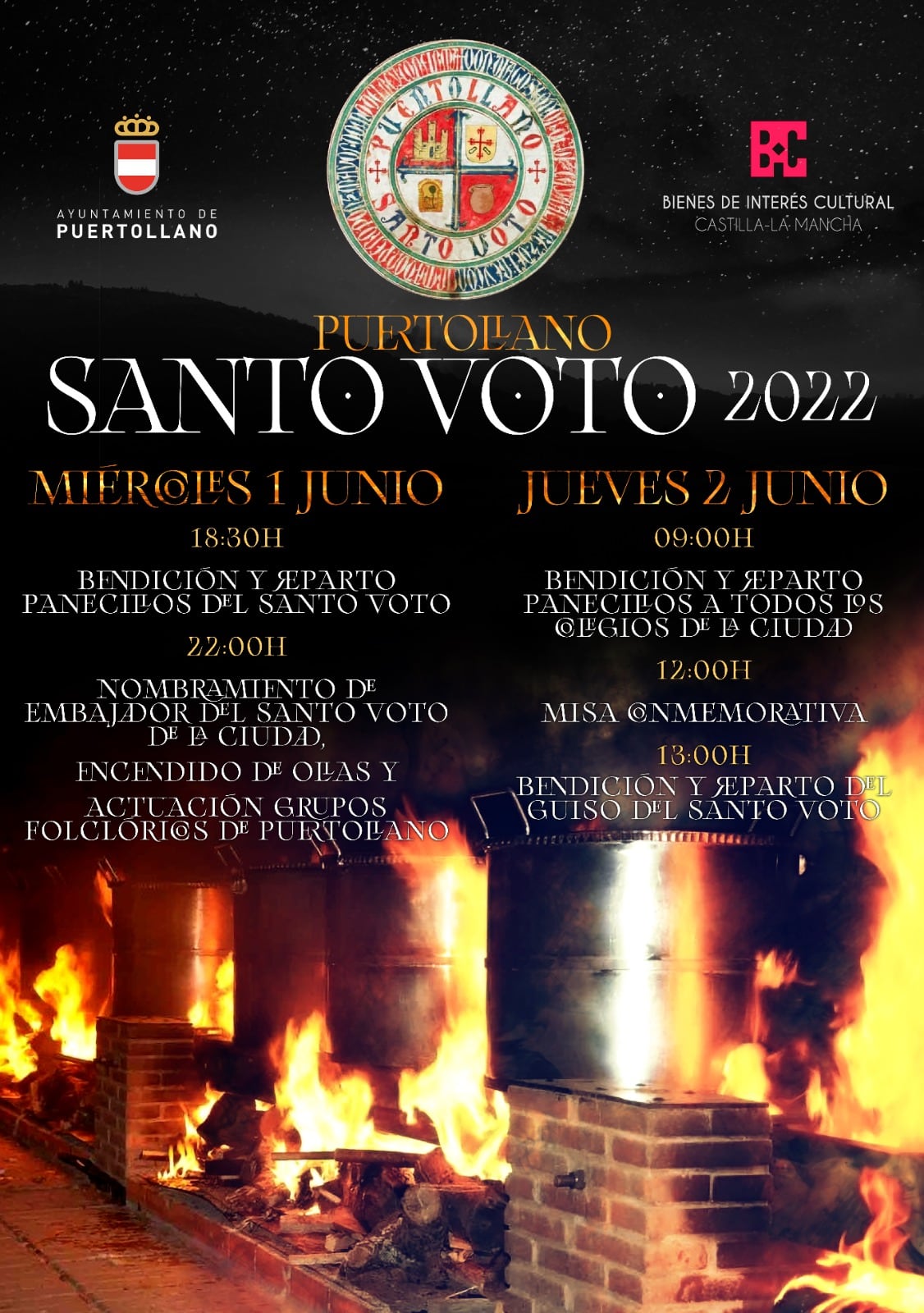 Cartel oficial del Santo Voto 2022