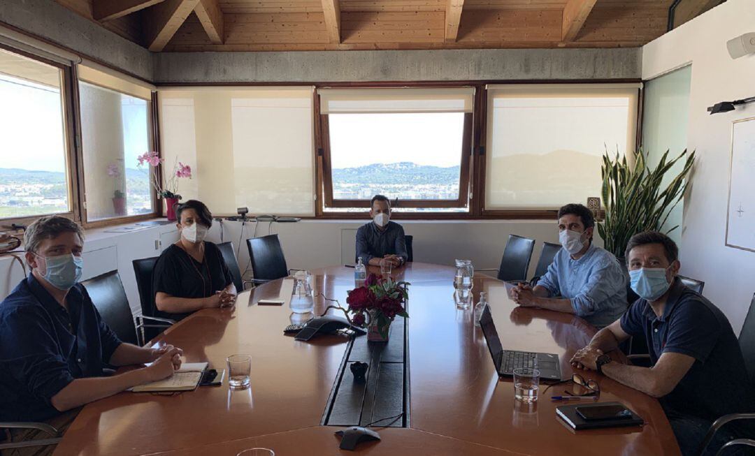 Un momento durante la reunión