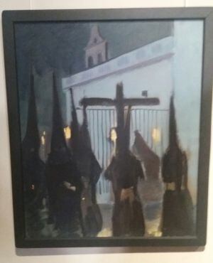 Procesión Semana Santa. Boceto. Guido Caprotti