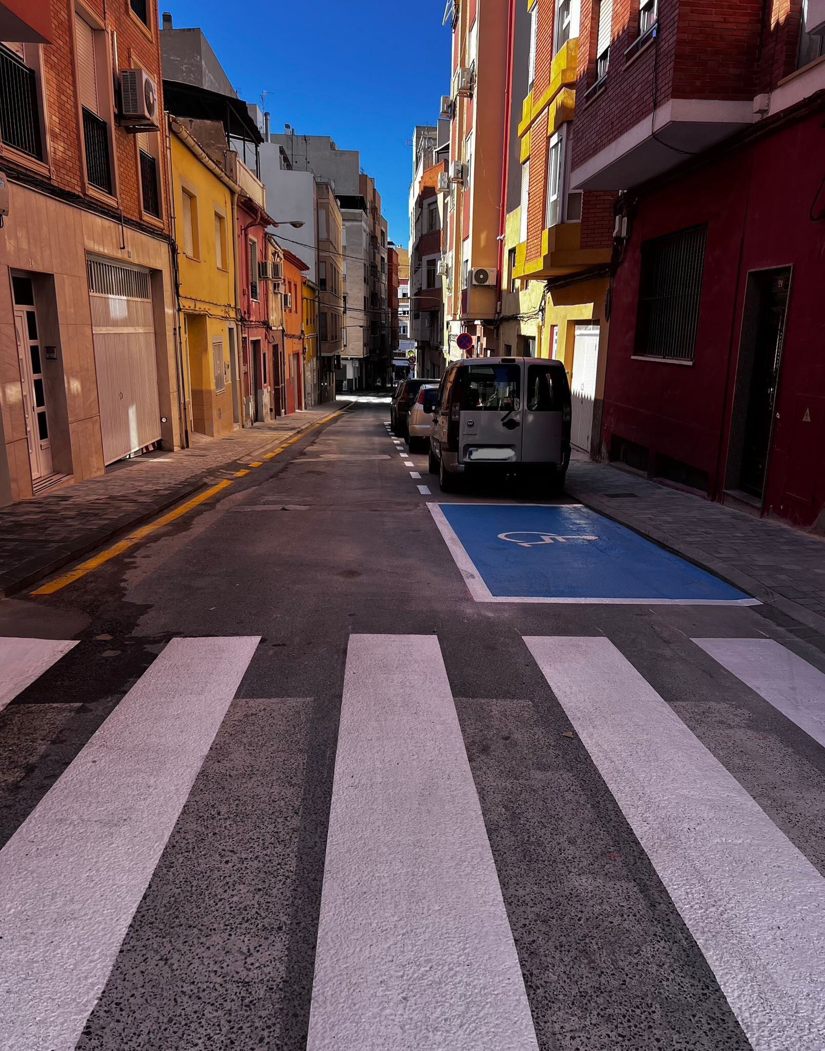 Obras en la calle Elda