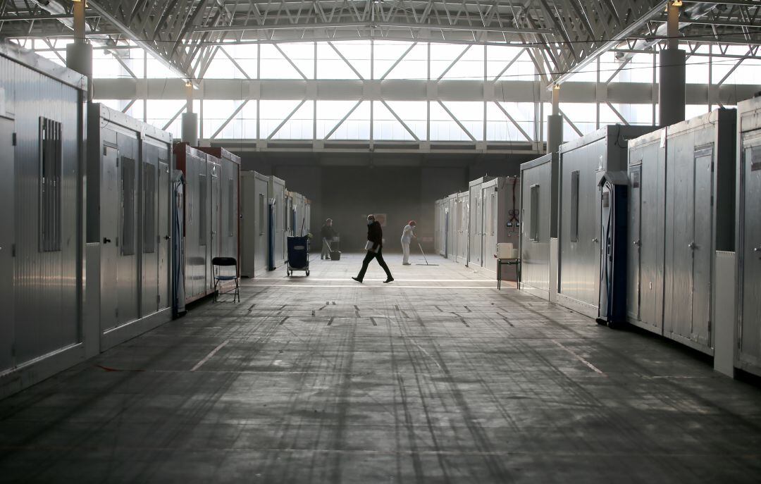 Hospital de campaña en la Feria de Valladolid