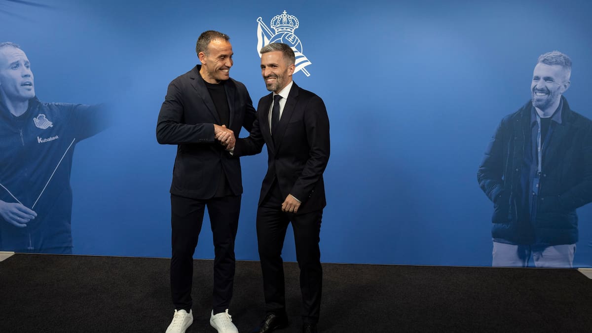 Erik Bretos, director de fútbol de la Real Sociedad sobre el cese de Sergio Francisco: "Nos dimos cuenta de que por esperar más, no iba a cambiar la situación"