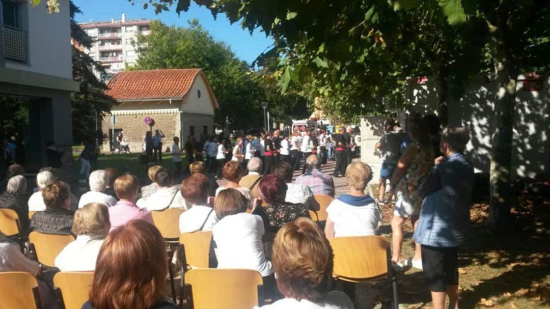 Los mayores de Irun en una actividad antes de la pandemia (imagen de archivo)