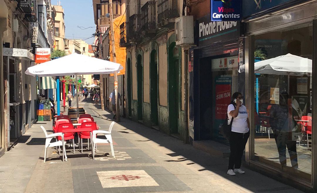 Imagen de archivo de una de las calles de Valdepeñas (Ciudad Real) 