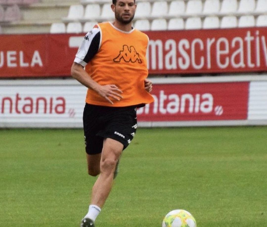 Asiel, en un entrenamiento en el Ruta
