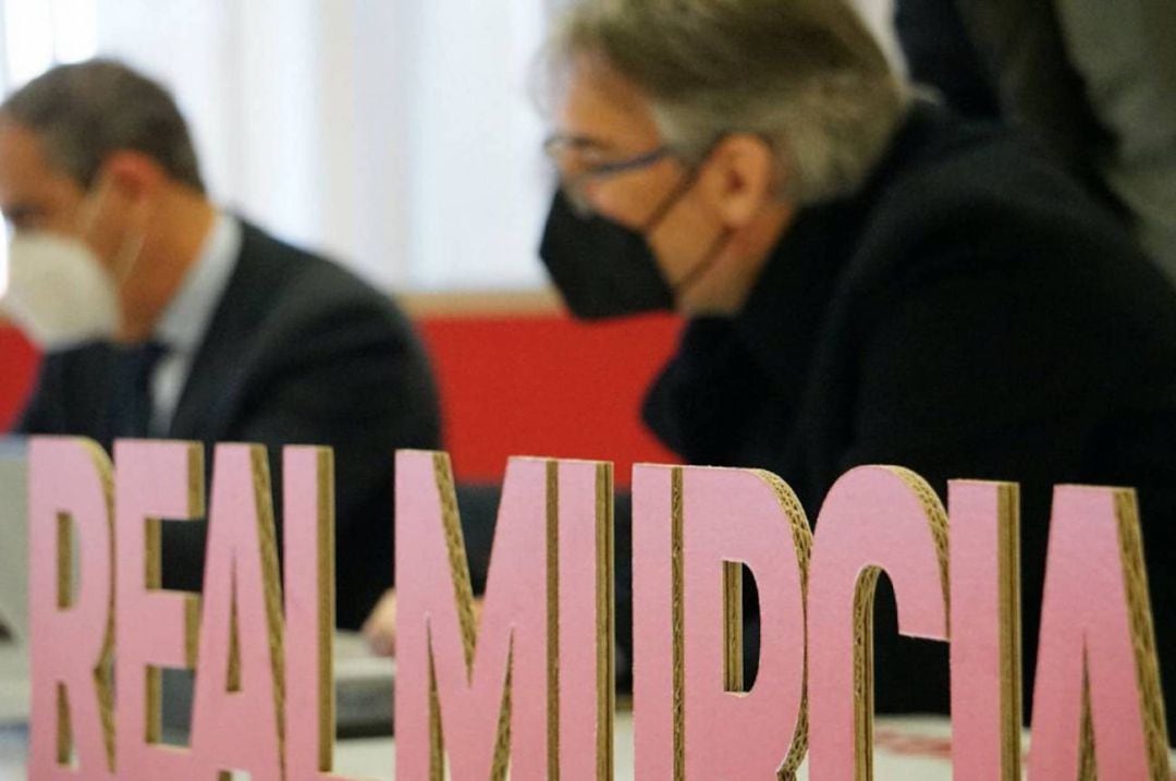 Imagen de la última Junta General de Accionistas del Real Murcia